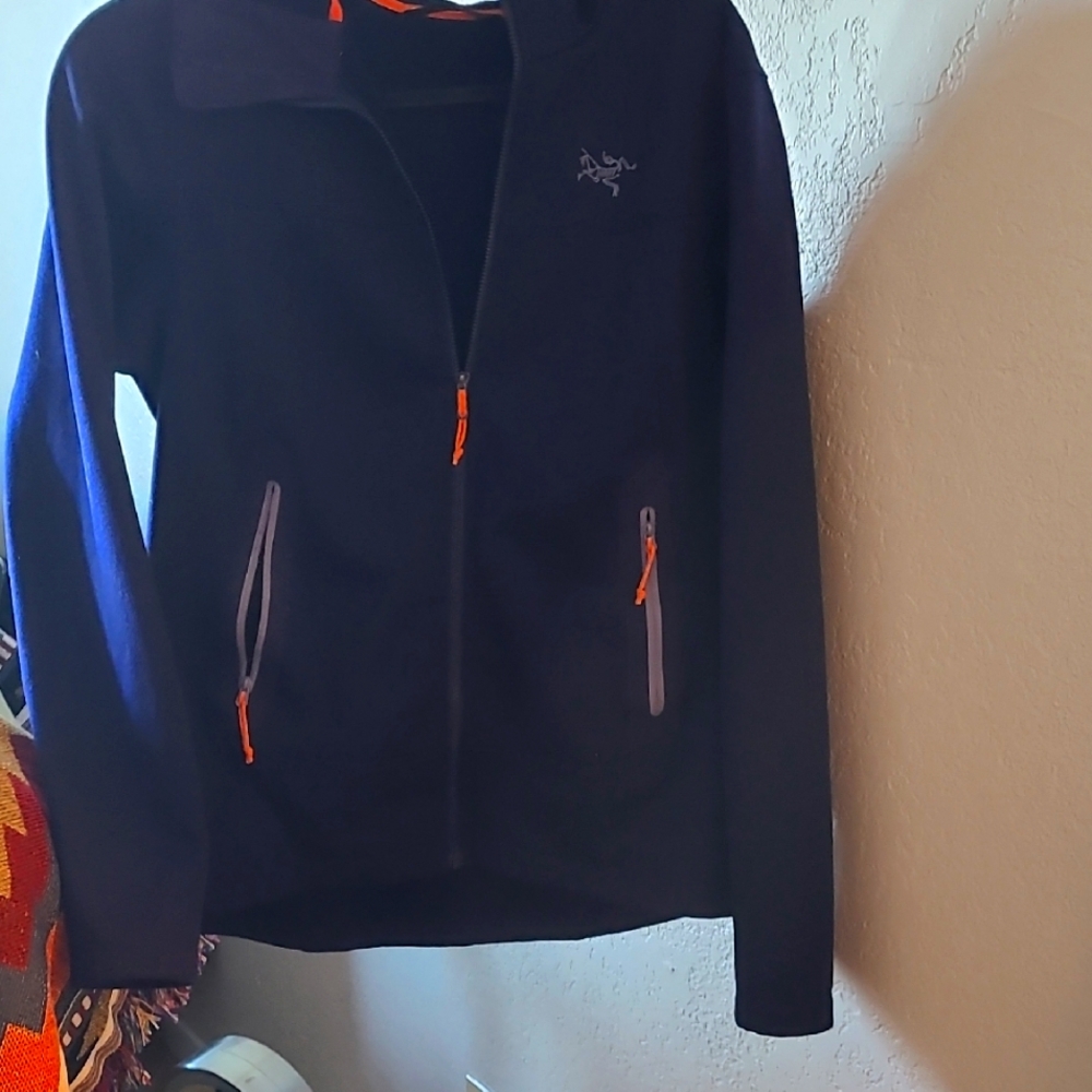 Arc'teryx dark purple hoodie